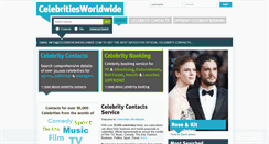 Desktop Screenshot of celebritiesworldwide.com